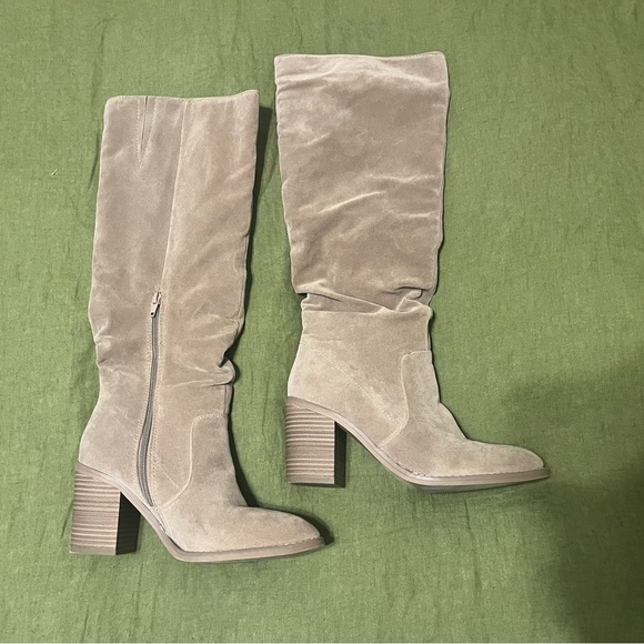 Target Shoes - Women's Tan Suede Knee-High Boots